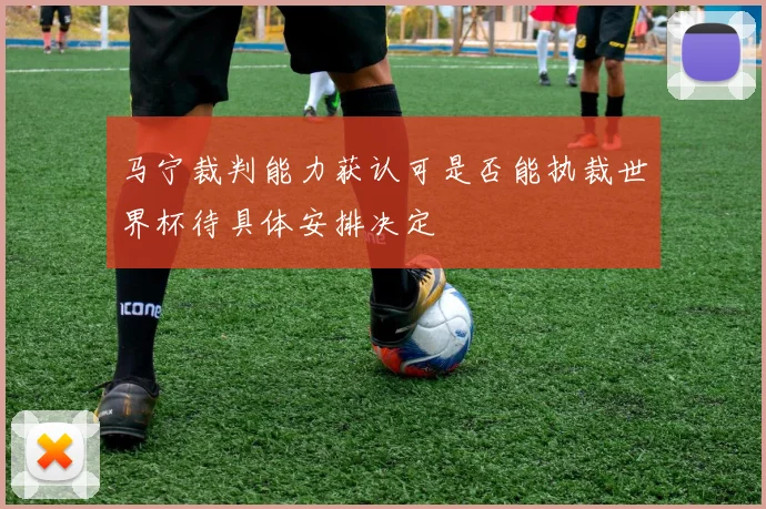 马宁裁判能力获认可是否能执裁世界杯待具体安排决定